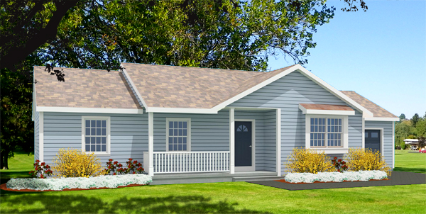Ranch Home front elevation